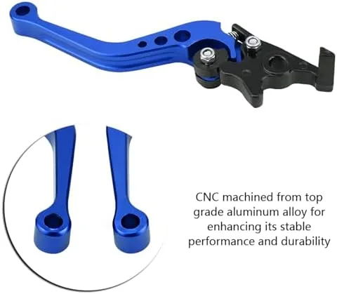 Miniatura 7 de Senyar Para ttr 110 Palanca de freno Palanca de freno de embrague de aluminio CNC Tambor de embrague de motocicleta Manija de palanca de freno 0.866