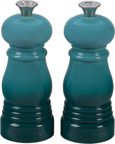 Miniatura 9 de Le Creuset Petite Juego de Molinillo de Sal y Pimienta, 5" x 2" cada uno, Blanco