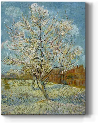 Miniatura 9 de Renditions Gallery Vincent Van Gogh Impreso Flores de almendra, famosa reproducción de pintura, lienzo de alta calidad envuelto en galería, listo