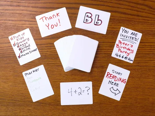 Miniatura 7 de Regal Games 52 cartas de juego en blanco para escribir, baraja de cartas en blanco personalizada, (2.5 x 3.5 pulgadas), tamaño de póquer blanco