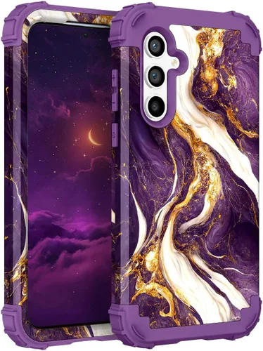 Miniatura 31 de Hocase Funda para Galaxy S20 FE 5G, Protección resistente a prueba de golpes, goma de silicona suave + parachoques de plástico duro, funda