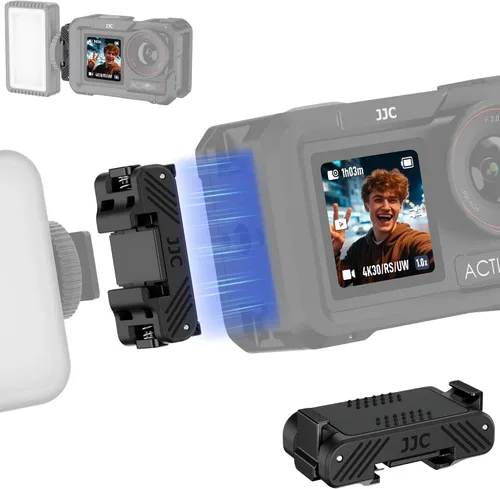 Miniatura 11 de JJC 2 adaptadores magnéticos de liberación rápida Action 5 para DJI Osmo 360 Action 5 Pro 4 3, reemplazo de montaje de liberación rápida OEM