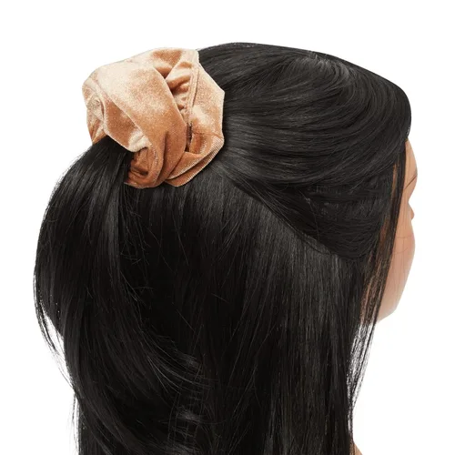 Miniatura 9 de Glamlily Paquete de coleteros de terciopelo Jumbo - Lazos de terciopelo de agarre suave - Soporte versátil para cola de caballo y accesorio