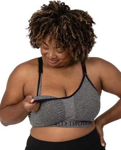 Miniatura 3 de Kindred Bravely Sublime Busty - Brasier deportivo de lactancia y maternidad de bajo impacto para F, G, H, I Cup (terracota ombrado)