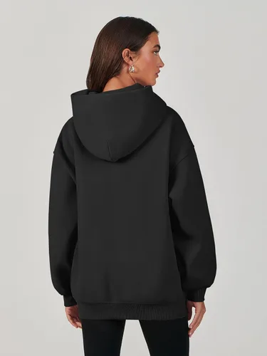 Miniatura 5 de ANRABESS Womens Oversized Hoodies Fleece Sweatshirts Long Sleeve Hooded Pullover Winter Clothes with Pocket