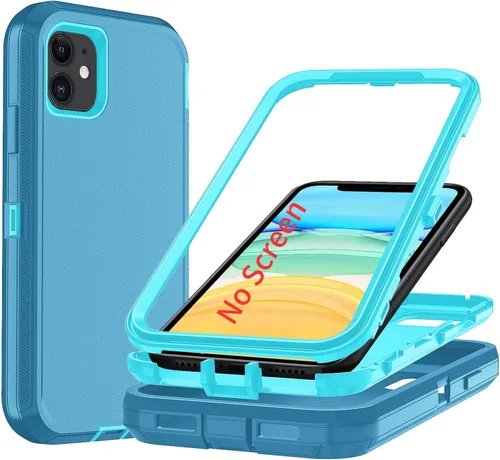 Miniatura 59 de Funda para iPhone X/i Phone Xs, 3 capas duradera funda de teléfono resistente protección para teléfono, a prueba de golpes a prueba de caídas a Negro