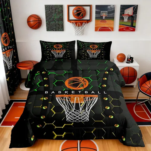 Miniatura 37 de Juego de edredón de caricaturas de autos para adolescentes, juego de ropa de cama de transporte urbano, ropa de cama para decoración del hogar
