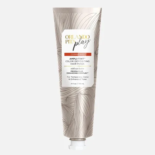 ORLANDO PITA PLAY Ampli-Tint - Máscara de depósito de color, tratamiento temporal de color del cabello que revive el color del cabello, añade brillo