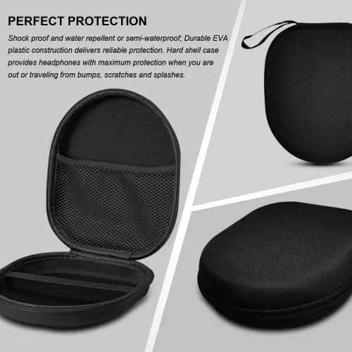 Miniatura 3 de Estuche organizador de auriculares duros, bolsa de almacenamiento compatible con E7 PRO QC35 WH-CH500 XB450 550AP 650BT 950B1 N1 AP Sony MDR-ZX100