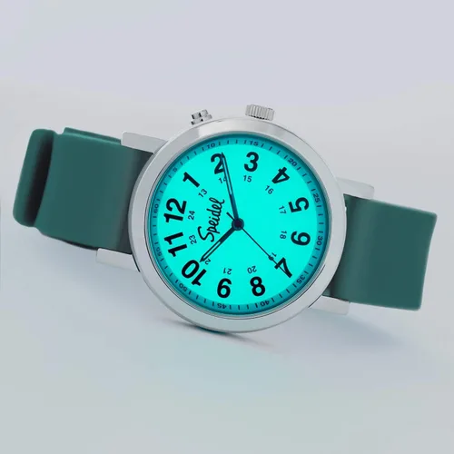 Miniatura 2 de Speidel Glow Scrub Watch,Electroluminescent Dial,Nurses,Doctors,Students 3ATM, Engraveable