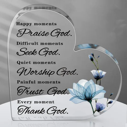 Yulejo Versículos de la Biblia, regalo cristiano para mujer, regalo de semana CNA, citas inspiradoras, flores azules, decoración de habitación de
