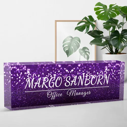 Miniatura 9 de Placa de nombre para escritorio, placa de nombre de escritorio personalizada, regalos para compañeros de trabajo, jefe, profesor, enfermera, regalos