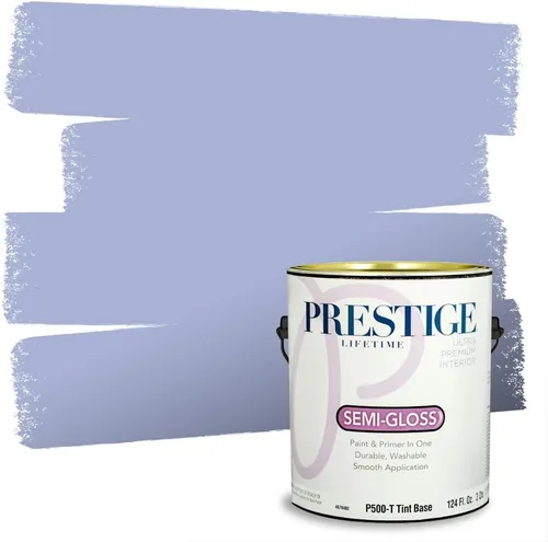 Miniatura 90 de Prestige Paints. - Base y pintura para exteriores en un solo galón, 1 galón. plano, comparable con Sherwin Williams Topsail. SW6799-PCM