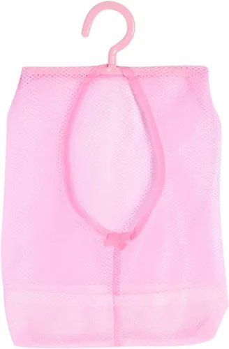 Miniatura 10 de Bolsa de malla colgante con colgador, bolsa de malla para colgar calcetines, ropa interior, bolsa organizadora de malla para baño, armario, Azul