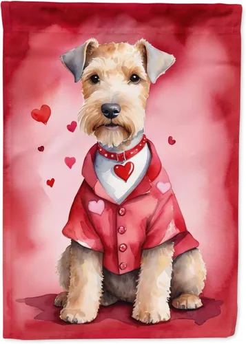 Miniatura 177 de Caroline's Treasures DAC5292CHF - Bandera de Border Collie My Valentine House para porche, grande, con manga para porche, para colgar en la pared