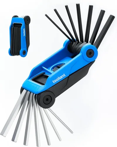 Miniatura 12 de Toolant - Juego de llaves Allen métricas de 9 piezas, juego de llaves Allen de brazo extra largo con extremo de bola, juego de llaves hexagonales