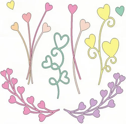 Miniatura 4 de Amor Heart - Troqueles de metal para hacer tarjetas, plantillas de corte para álbumes de recortes, álbum de fotos, papel decorativo, plantilla
