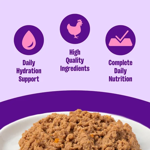 Miniatura 2 de Wellness Complete Health Paté Alimento Húmedo para Gatos Adultos, Natural, Rico en Proteínas, Sin Granos, 3 Onzas, Paquete de 24, (Pollo)