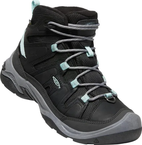 Miniatura 2 de KEEN Circadia Botas de senderismo de altura media para mujer, NegroAzul Nube
