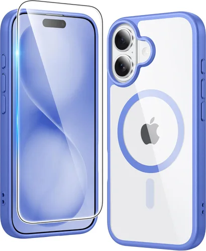 Miniatura 1605 de FNTCASE Funda para iPhone 13 Pro-Max: Fundas magnéticas transparentes compatibles con Magsafe Slim anti amarillamiento protección contra caídas