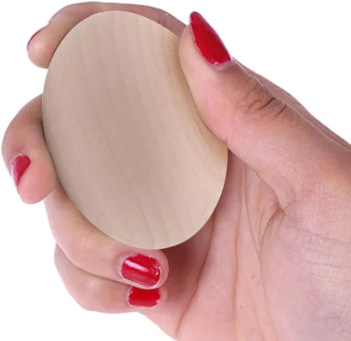 Miniatura 3 de Huevos de Pascua SallyFashion falsos, 15 unidades, de madera, sin pintar, juego para manualidades, decoración de cocina, alimento de juguete