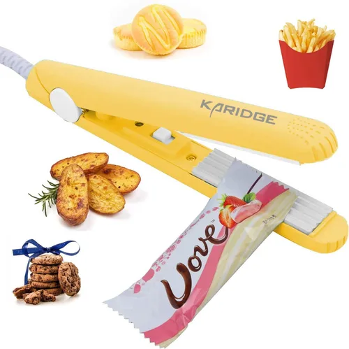 Miniatura 7 de Sellador de Bolsas de Papas Fritas con Sellado Térmico, Gadgets de Cocina, Mini Resellador de Bolsas para Almacenamiento de Alimentos, Sellador