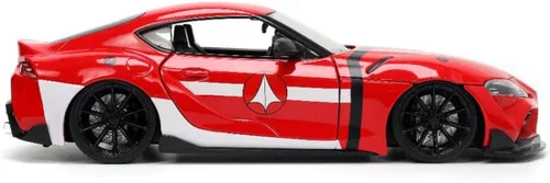 Miniatura 5 de Jada Toys Robotech 1:24 2020 Toyota Supra - Coche fundido a presión con figura de ley Miriya de 2.75 pulgadas, juguetes para niños y adultos