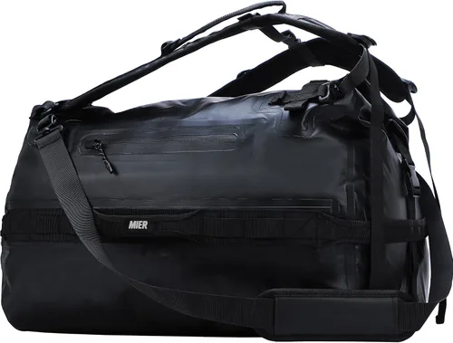 Miniatura 13 de MIER Bolsa de Lona Grande Impermeable con Parte Superior Enrollable, Mochila Seca, Bolsas de Lona para Kayak, Rafting, Navegación, Natación, Gris