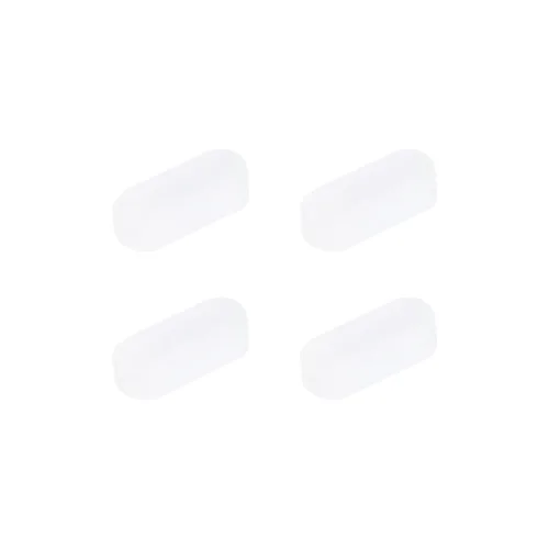 MECCANIXITY Agitador magnético mezclador barra de agitación barra 7 mm (0.28 ") x3mm cilindro forma PTFE recubrimiento imán blanco para laboratorio
