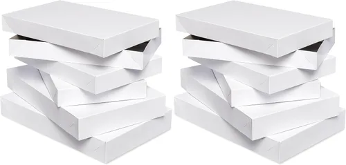 Miniatura 7 de American Greetings Cajas blancas para camisas con tapas, para cumpleaños, vacaciones y todas las ocasiones (6 cajas, 14.75 x 9.5 pulgadas)