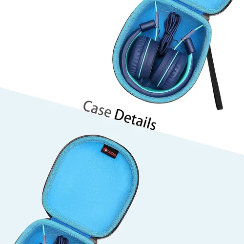 Miniatura 3 de Funda de auriculares para niños compatible con Elecder i37 / Noot K11 / iClever BTH12 / HS19 / BTH26 / JoySpark-T5 / Candy Bila BH03