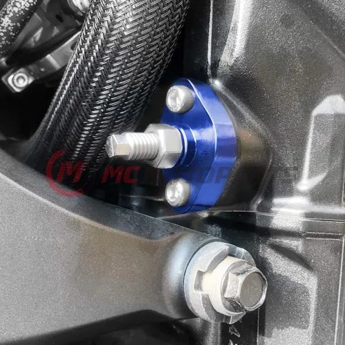 Miniatura 6 de MC MOTOPARTS Tensor de cadena manual HP ajustable CNC compatible con CBR600 F3 1996-1998 1997 (azul)