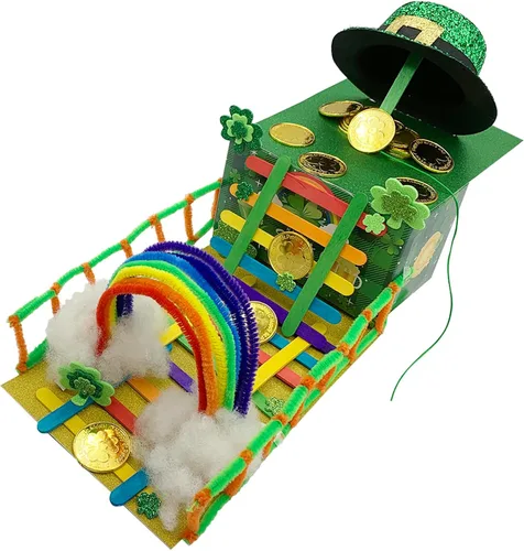 Kit de trampa para duende para niños, 2 juegos de trampa de duende para hacer una trampa para atrapar a un duende, juguetes para el día de San