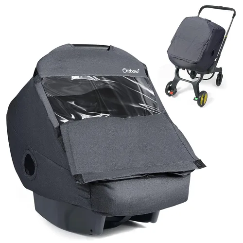 Miniatura 9 de Funda de lluvia universal para asiento de automóvil, EVA de grado alimenticio, protector impermeable contra la intemperie para asiento de automóvil