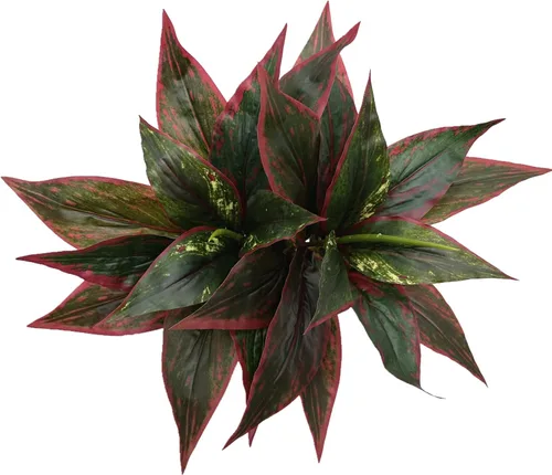 Miniatura 25 de Plantas artificiales de Monstera, hojas de tortuga tropical falsas, arbustos de vegetación decorativa, planta falsa, hojas de palmera sintéticas