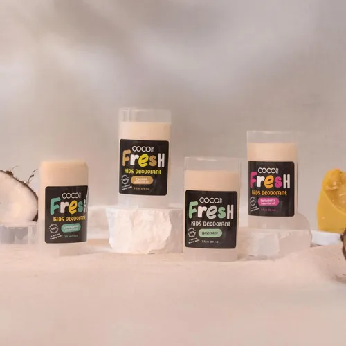 Miniatura 2 de CoCo Me Desodorante para niños sin aluminio con aroma a coco, desodorante orgánico y natural para niños, niños y niñas, desodorante hidratante suave