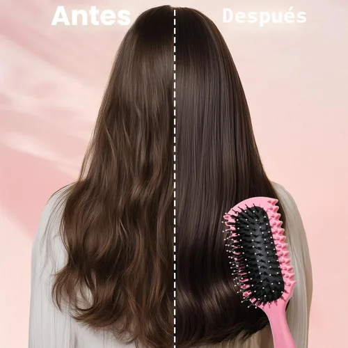Miniatura 6 de Cepillo para definir rizos, productos de cepillo para cabello rizado con juego de 3 cepillos para peinar hacia atrás con cerdas, juego de cepillo