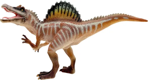 Gemini&Genius Figura de Acción de Spinosaurus con Mandíbula Móvil, Juguete de Dinosaurio para Niños, Educación Científica Temprana sobre
