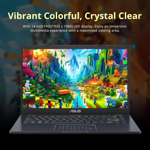 Miniatura 3 de ASUS Vivobook Go - Laptop FHD de 14 pulgadas, Intel Celeron N4500, RAM DDR4 de 4 GB, eMMC de 128 GB, gráficos Intel UHD, teclado numérico, cámara