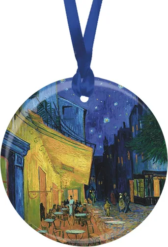 Miniatura 10 de Adorno de árbol de Navidad, porcelana Klimt The Kiss Fine Art Adorno de recuerdo por RainCaper