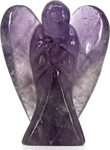 Miniatura 19 de Figura de ángel guardián de amazonita de 2 pulgadas, piedra natural tallada a mano, excelente para aliviar el estrés, la esperanza y la manifestación
