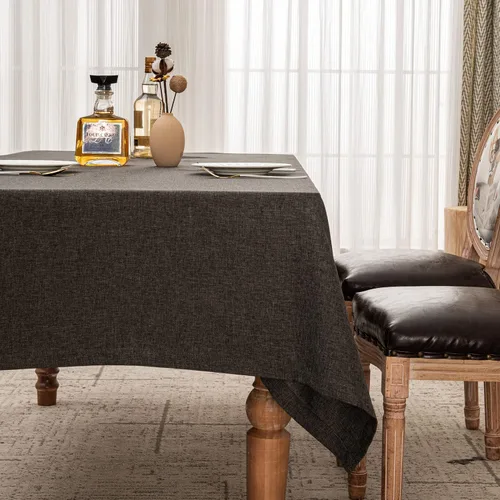 Miniatura 32 de BALCONY & FALCON Mantel Rectangular Estilo Jacquard Resistente al Agua Cubierta de Mesa para Comedor Cocina Café Fiestas y Uso al Aire Libre