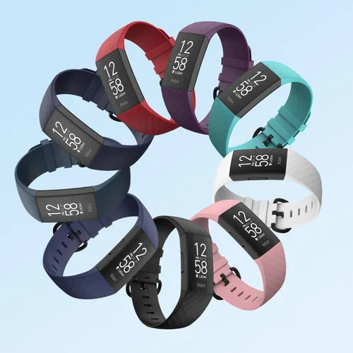 Miniatura 6 de Paquete de 2 correas impermeables compatibles con Fitbit Charge 3, Fitbit Charge 4, Fitbit Charge 3 SE, pulseras deportivas suaves clásicas
