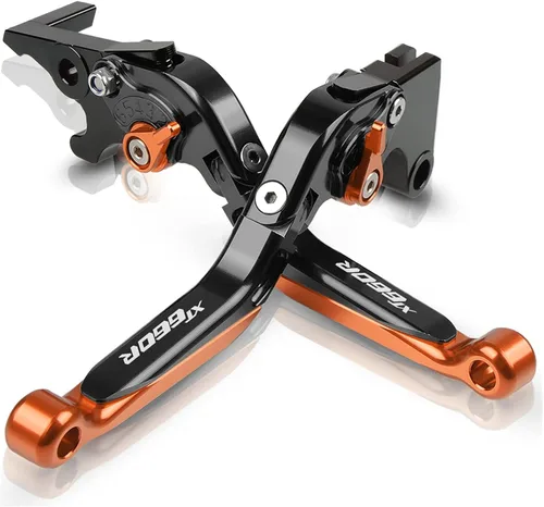 Miniatura 15 de Para Yamaha XT660R XT660 R 2014 2015 2016 2004-2017 Accesorios de motocicleta motocicleta ajustable extensible freno embrague palancas