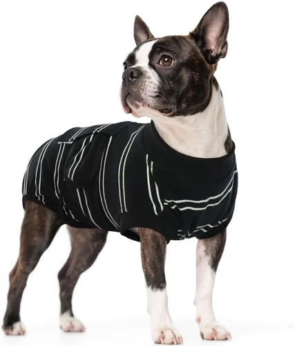 Miniatura 18 de Kuoser - Traje de recuperación para cirugía de perro, traje de recuperación suave y transpirable para perros, para esterilización femenina