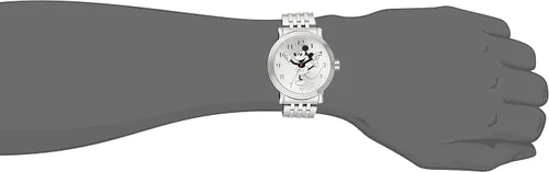 Miniatura 5 de Disney Mickey Mouse Arm Reloj de mano para hombre Plateadonegroblanco