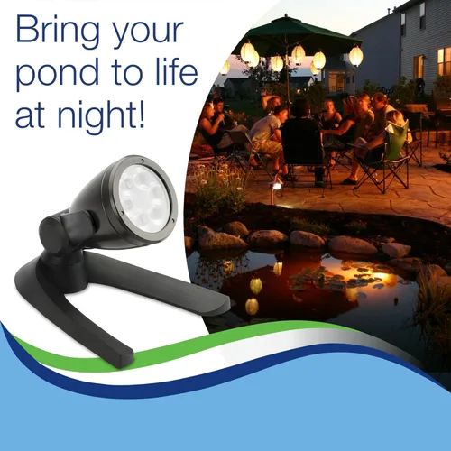 Miniatura 10 de Aquascape - Luz LED sumergible para estanque, jardín y resaltar el paisaje, Foco, Negro