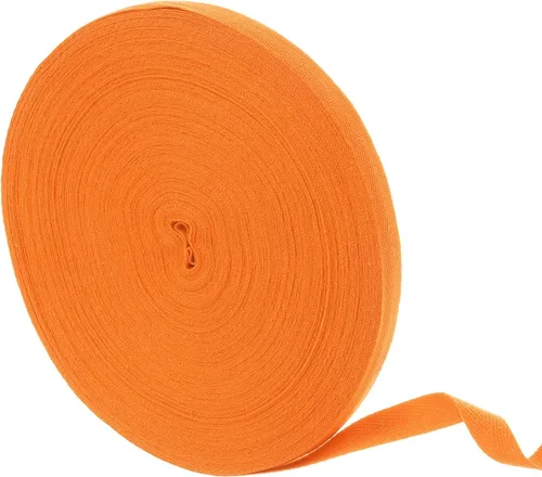 Miniatura 89 de uxcell Cinta de sarga de algodón de 50 yardas, cinta de espiga de 3/8 pulgadas para coser ropa, manualidades (azul)