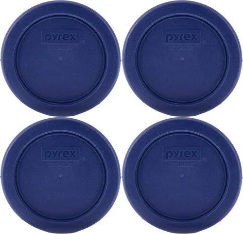 Miniatura 7 de Pyrex 7202-PC - Tapa de repuesto para almacenamiento de alimentos, 1 taza, color azul oscuro, fabricada en Estados Unidos