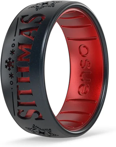 Miniatura 23 de Enso Rings Anillo de boda de silicona – Diseños grabados de Star Wars – Ajuste cómodo – Hecho en Estados Unidos – Ideal para uso activo